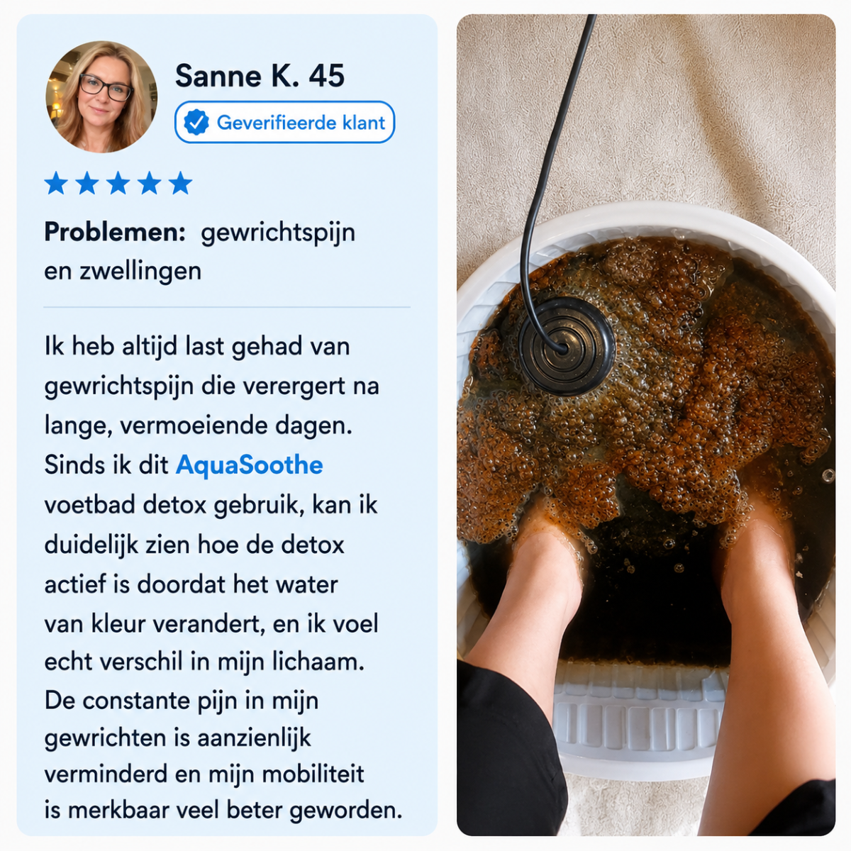 AquaSoothe | Ionisch detox-voetenbad
