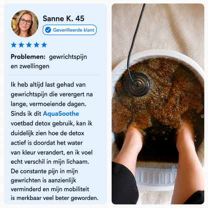AquaSoothe | Ionisch detox-voetenbad