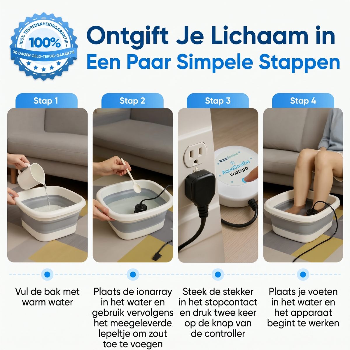 AquaSoothe | Ionisch detox-voetenbad