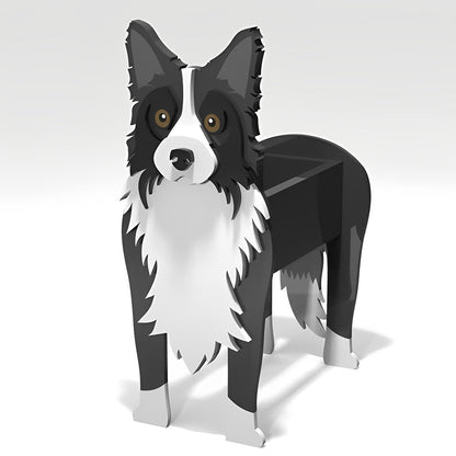 Bloempot - Bordercollie