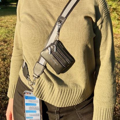 Clip & Go-riem met tasje – Reflecterende collectie