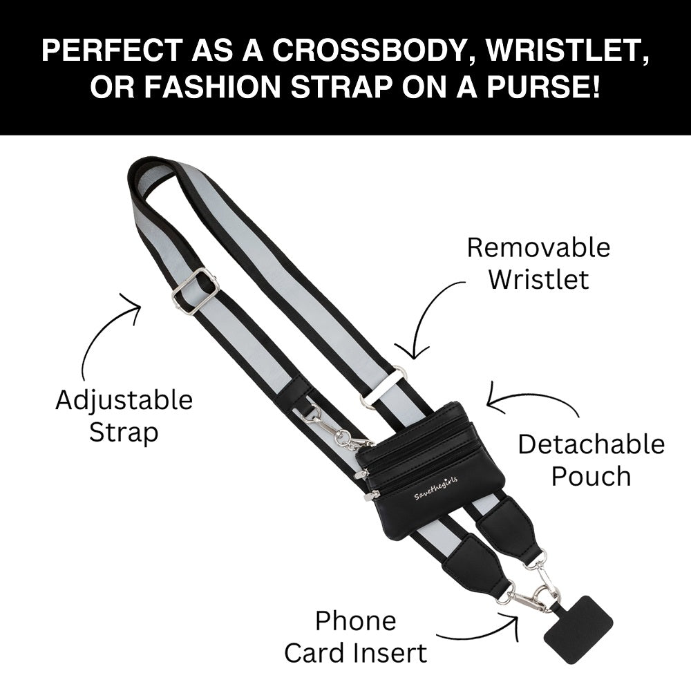 Clip & Go-riem met tasje – Reflecterende collectie