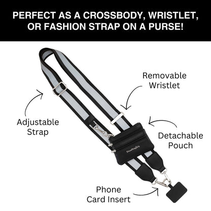 Clip & Go-riem met tasje – Reflecterende collectie