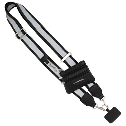 Clip & Go-riem met tasje – Reflecterende collectie
