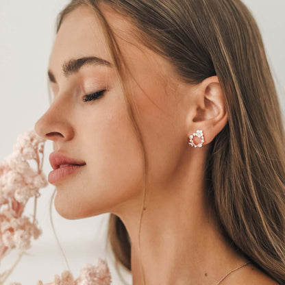 BlossGem | Sierlijke Oorbellen met lentebloemen