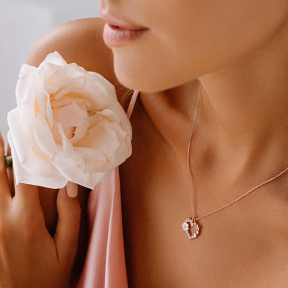 LustraGem | Sierlijke ketting met hartjeshanger