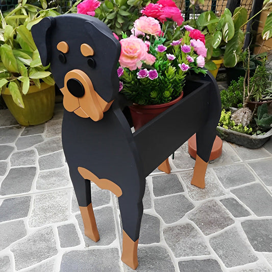 Bloempot - Rottweiler