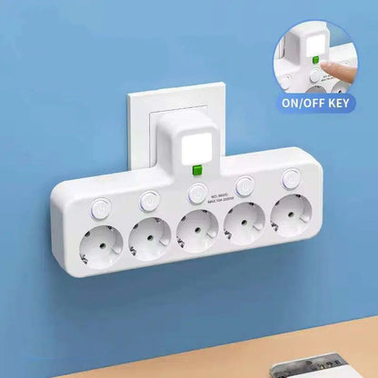PowerHub | Wandstekker met 4 stopcontacten