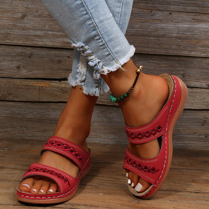 Monta – Gevoerde comfortsandalen
