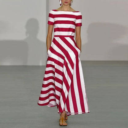 JULIE MAXI JURK – MODERN STREEP MET ELEGANTE UITSTRALING