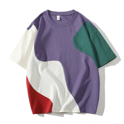 Cascade Patch Tee Draag kleur met karakter – voor wie niet bang is om op te vallen