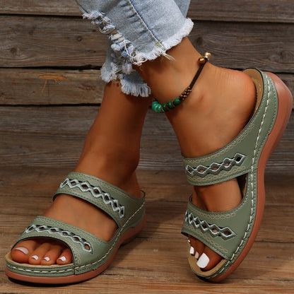 Monta – Gevoerde comfortsandalen