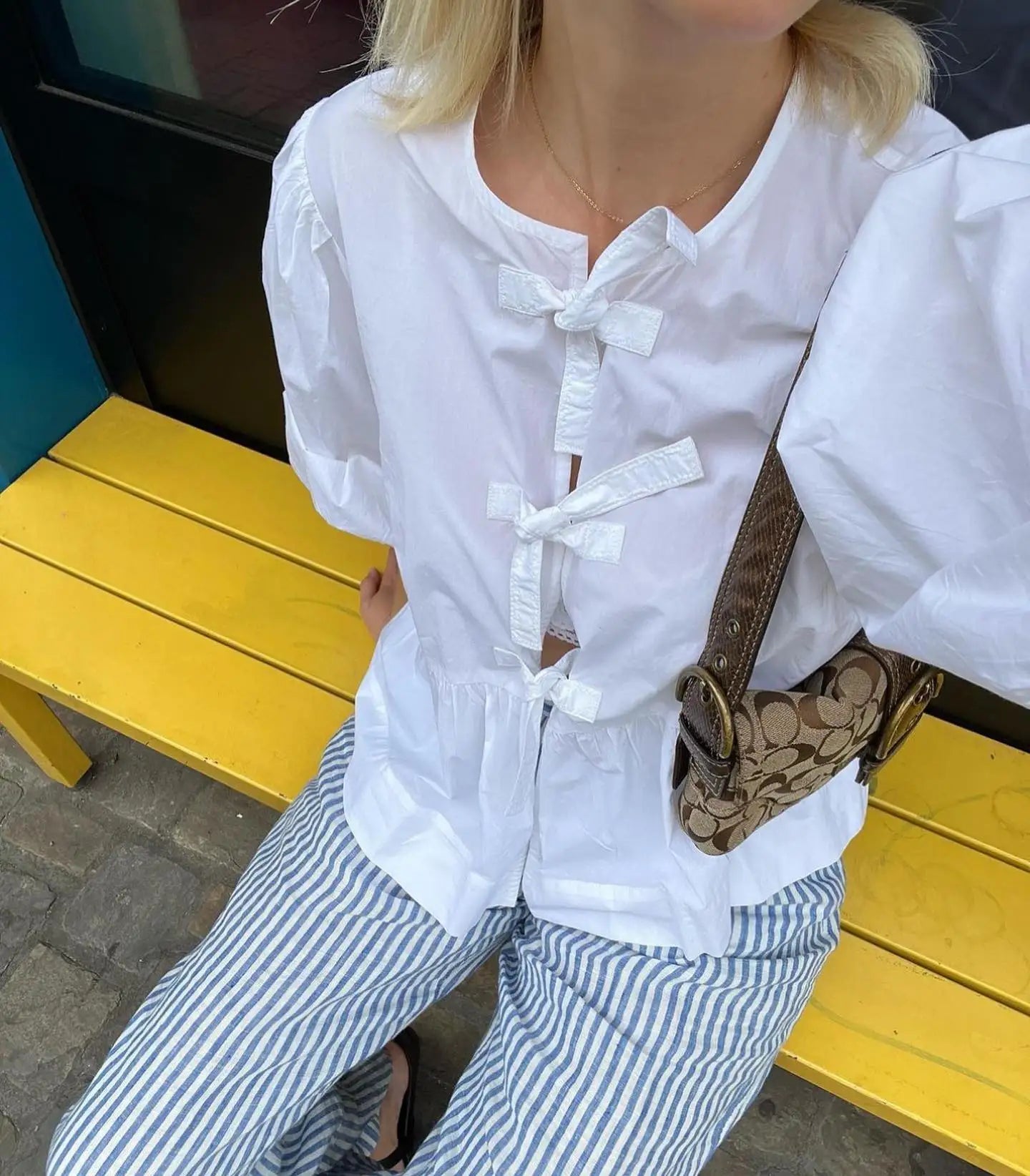 Poplin blouse