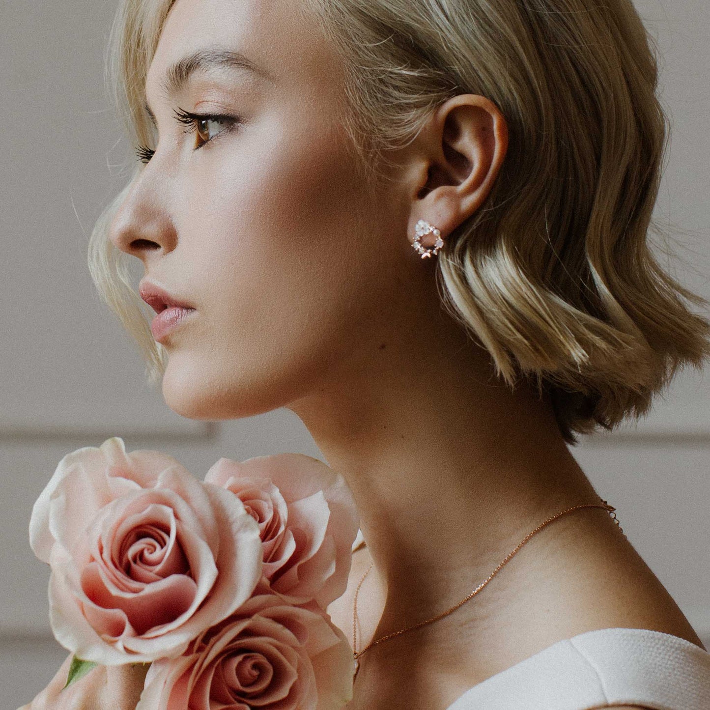 BlossGem | Sierlijke Oorbellen met lentebloemen