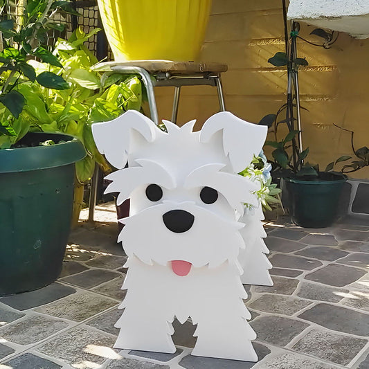 Bloempot - Schnauzer