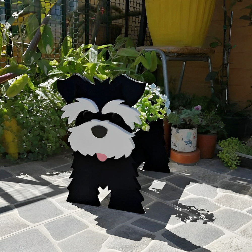 Bloempot - Schnauzer