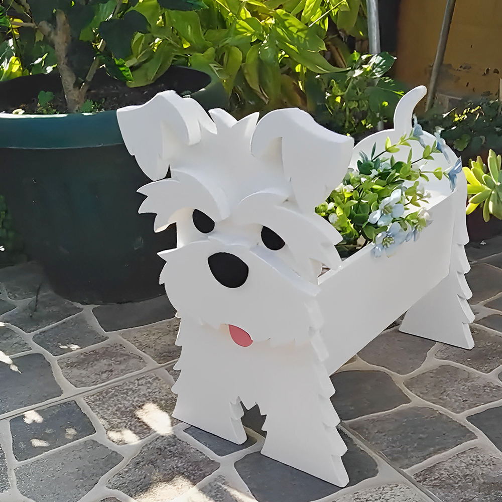 Bloempot - Schnauzer