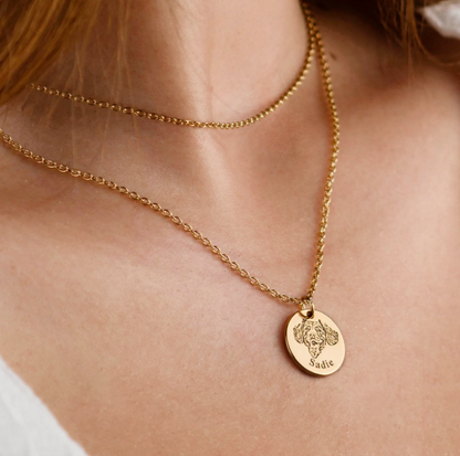 Altijd Dichtbij – Gepersonaliseerde Ketting met Jouw Huisdier