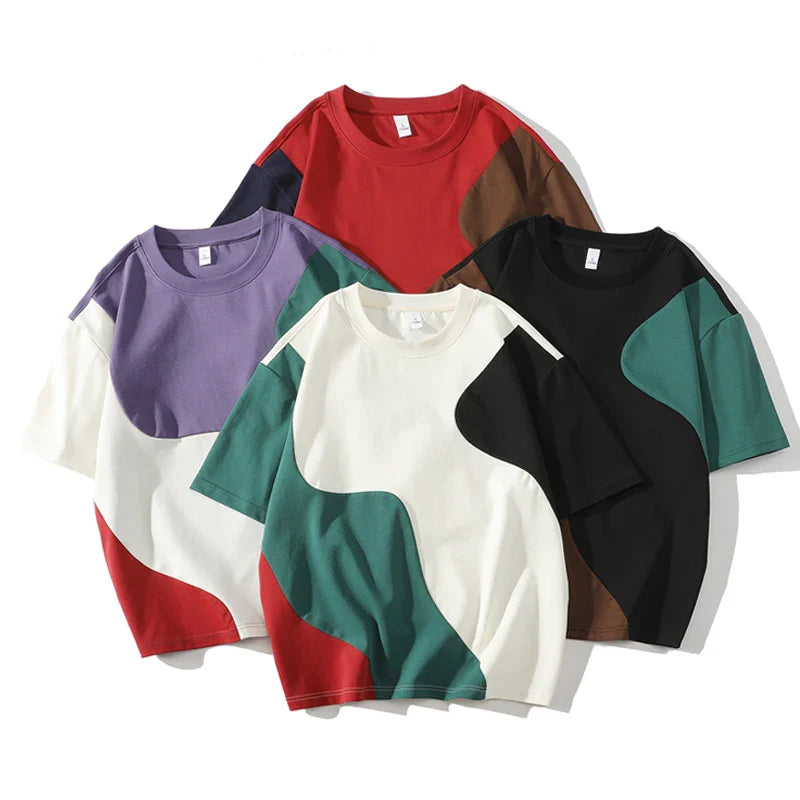 Cascade Patch Tee Draag kleur met karakter – voor wie niet bang is om op te vallen