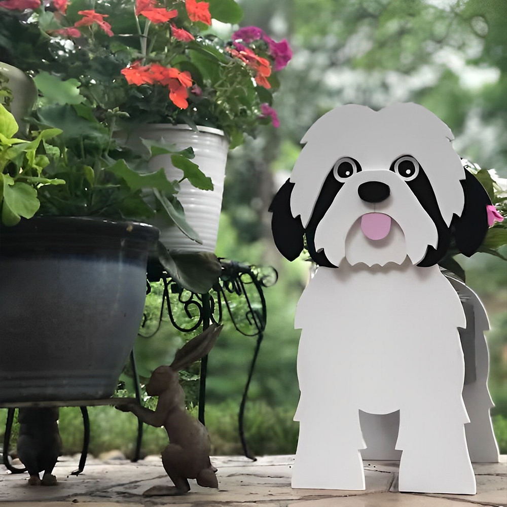 Bloempot - Shih tzu