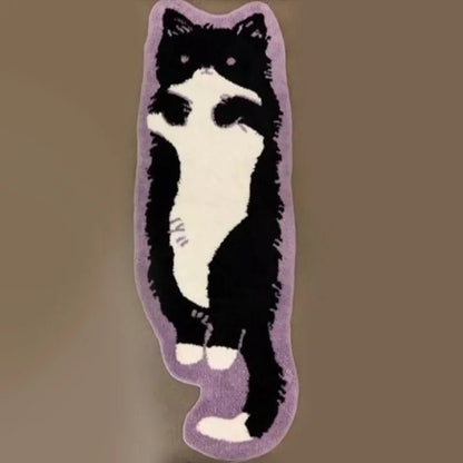 Zachte Getufte Kattenliefhebber Vloerkleed