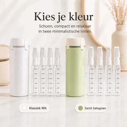 TwistDose 4-in-1 doseerfles voor op reis