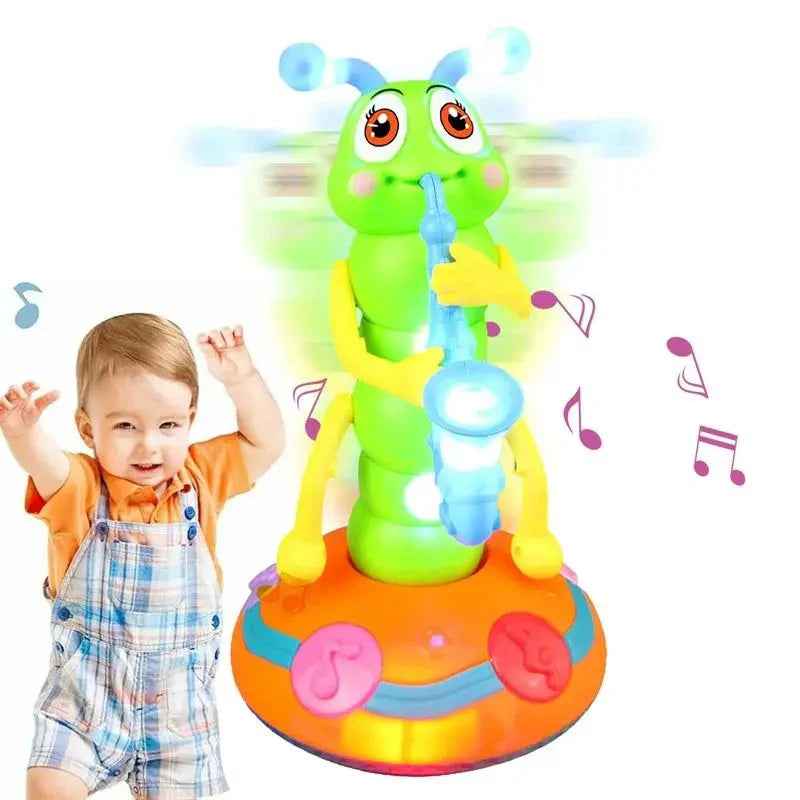 GrovyBugz | Rups met saxofoon