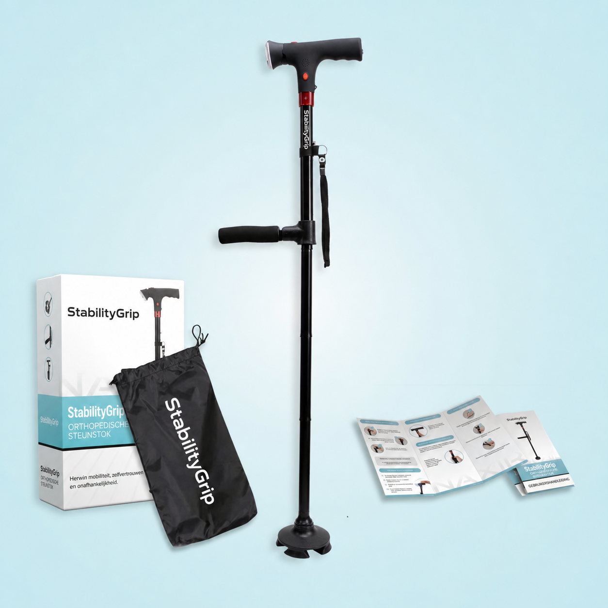 StabilityGrip | Stabiliserende wandelstok