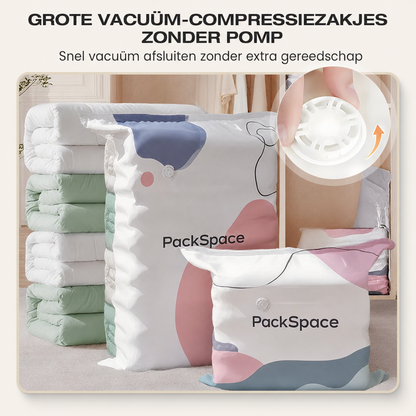 PackSpace | Vacuümzak zonder pomp