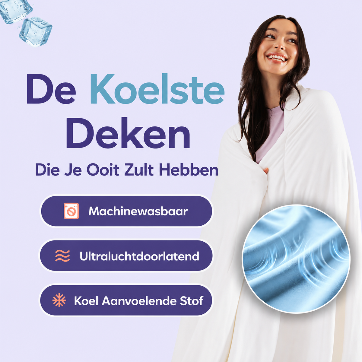 Coolweave | Dubbelzijdig koeldekbed