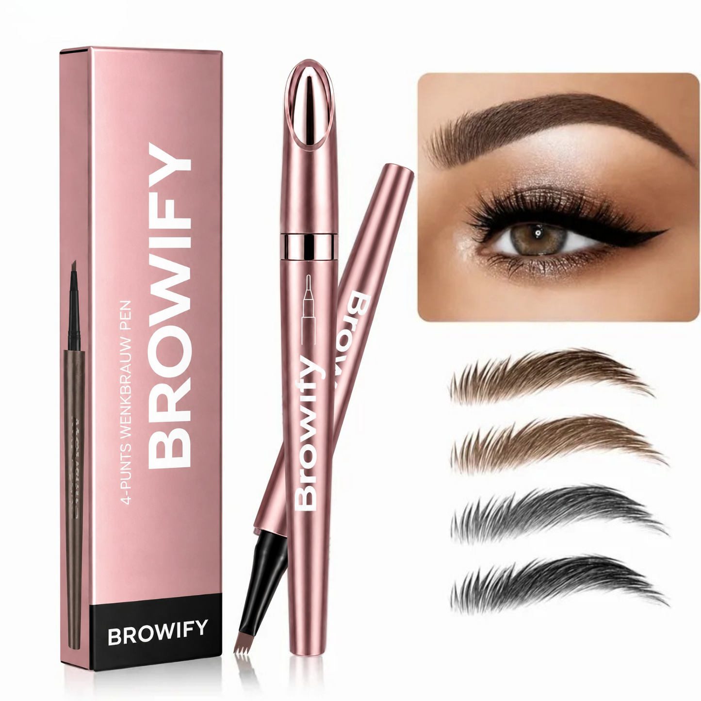 Browify | Creëert natuurlijke wenkbrauwhaartjes voor een volle look