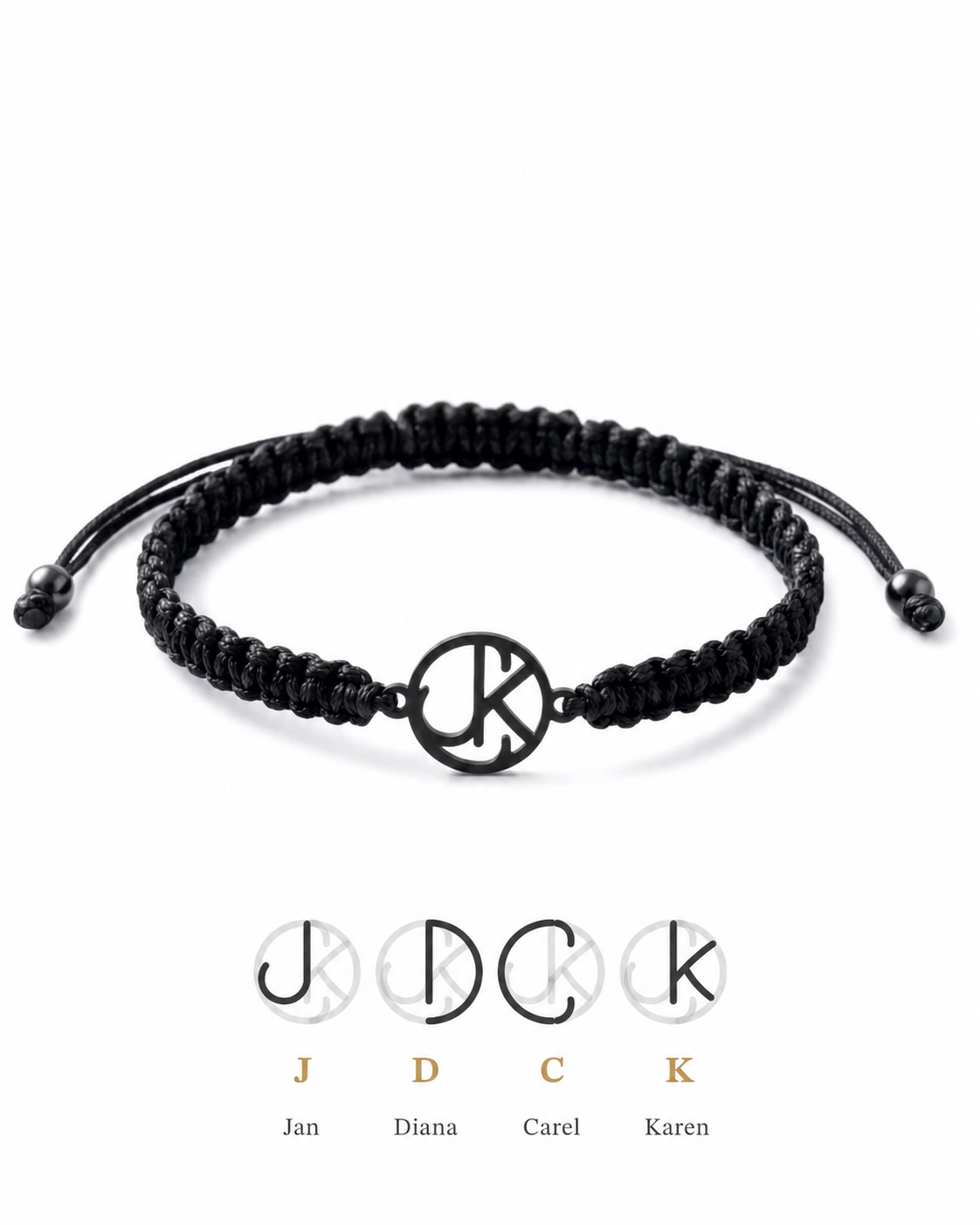 Signum | Armband met monogram op maat
