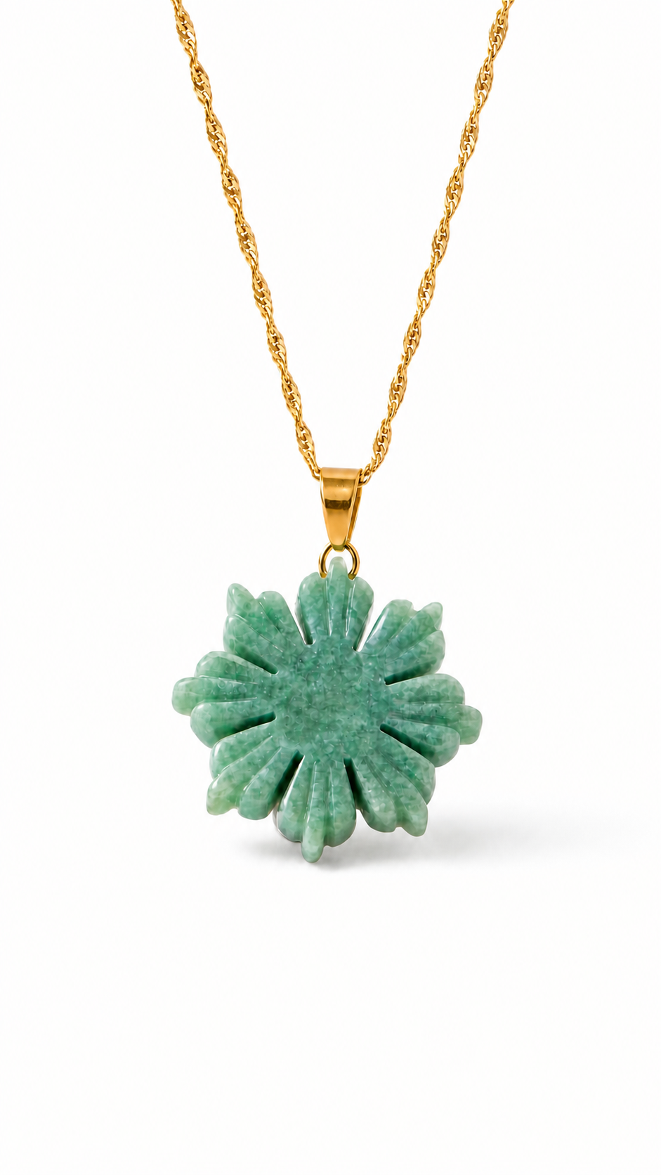 RadiantJade | Handgesneden jade-ketting