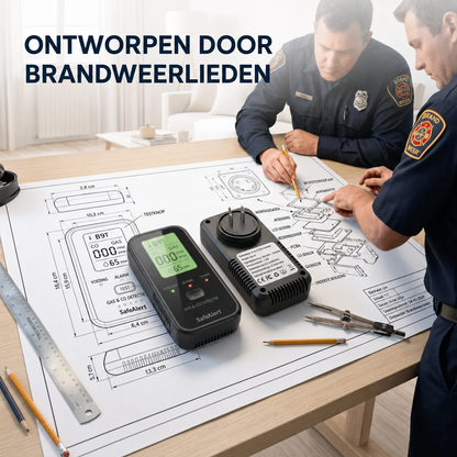 SafeAlert | 4-in-1 gas- en CO-melder