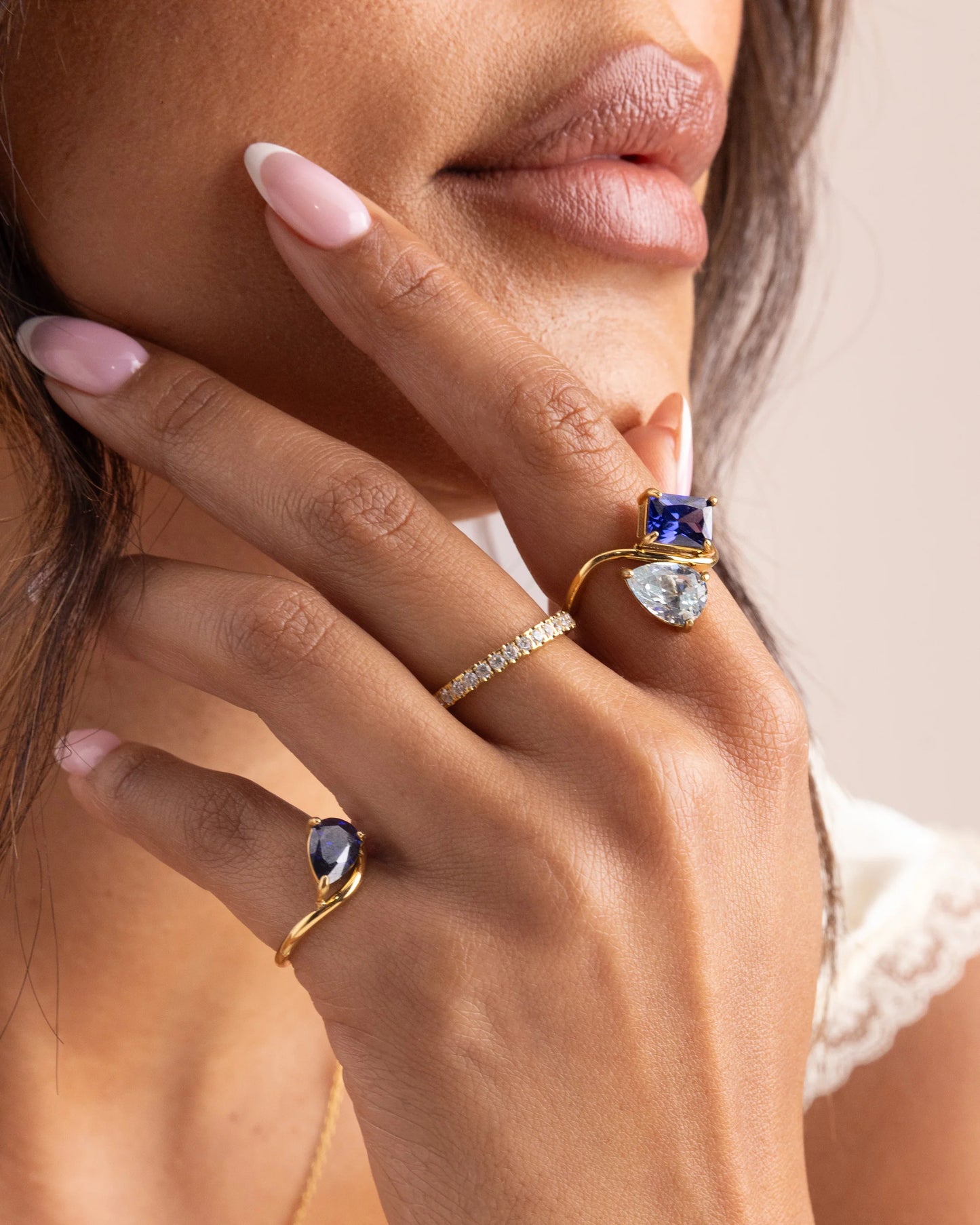 GemShine | Handgeslepen zirkonia-ring