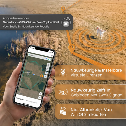 SafeRoam | Draadloze GPS-hondenomheining