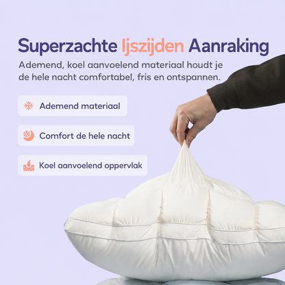 CloudNest | Quilted puff-grid kussen