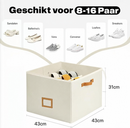 SortEase | Schoenenbox met kijkvenster