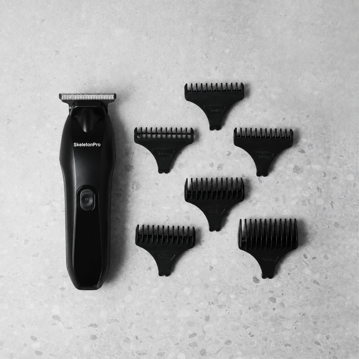 SkeletonPro | Baardtrimmer met 6 opzetkammen