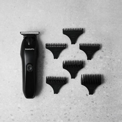 SkeletonPro | Baardtrimmer met 6 opzetkammen
