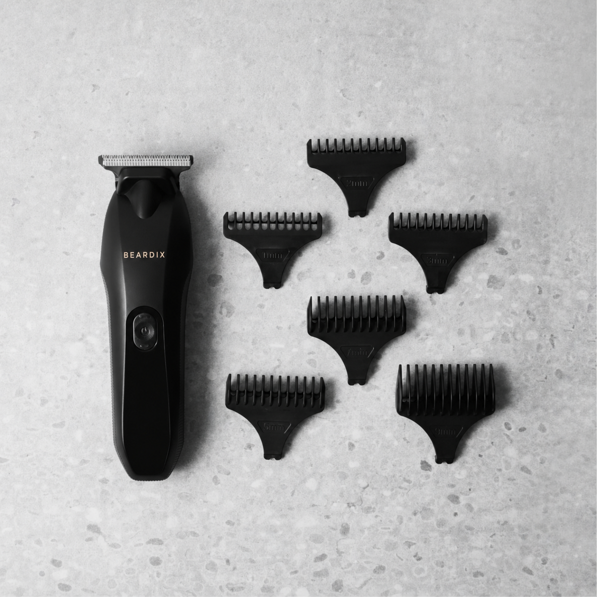 Beardix | Baardtrimmer met 6 opzetkammen