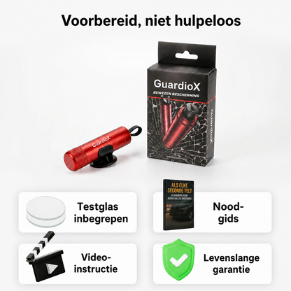 GuardioX | Noodhamer met veermechanisme