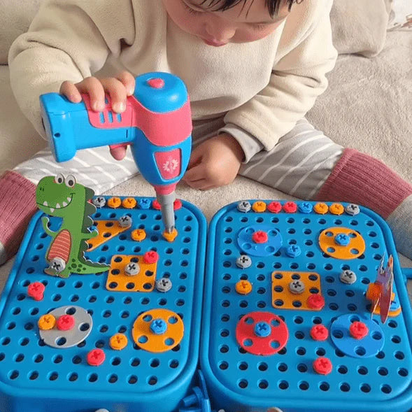 Bouwset | Montessori bouwset met kinderboor