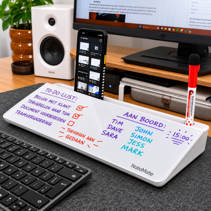 NoteMate | Glazen bureauwhiteboard