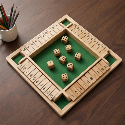 DiceLogic | Houten rekenspel