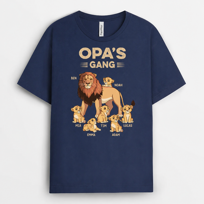 PapaWear | Gepersonaliseerd shirt met namen voor trotse vaders