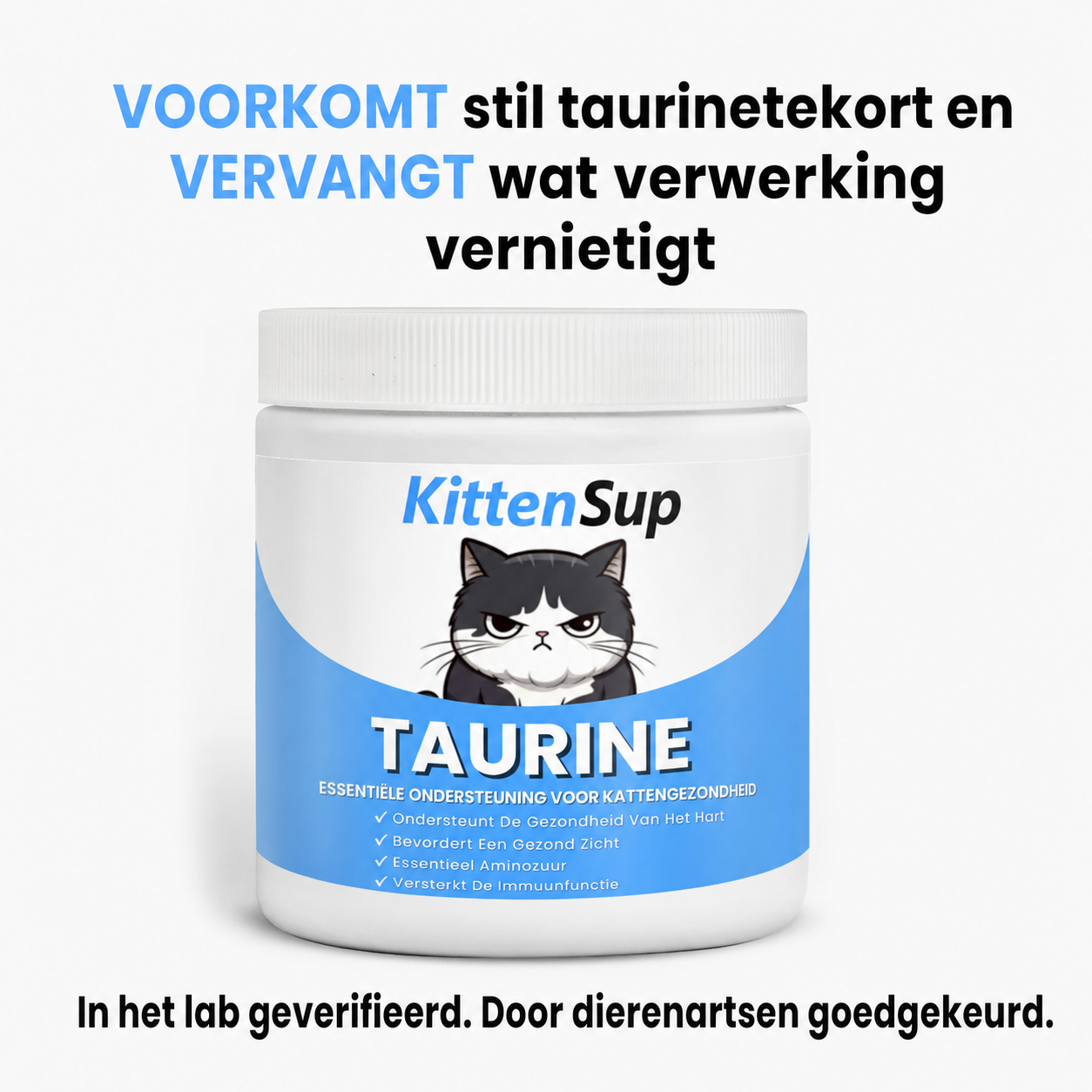 KittenSup | Taurinepoeder Supplement voor Katten