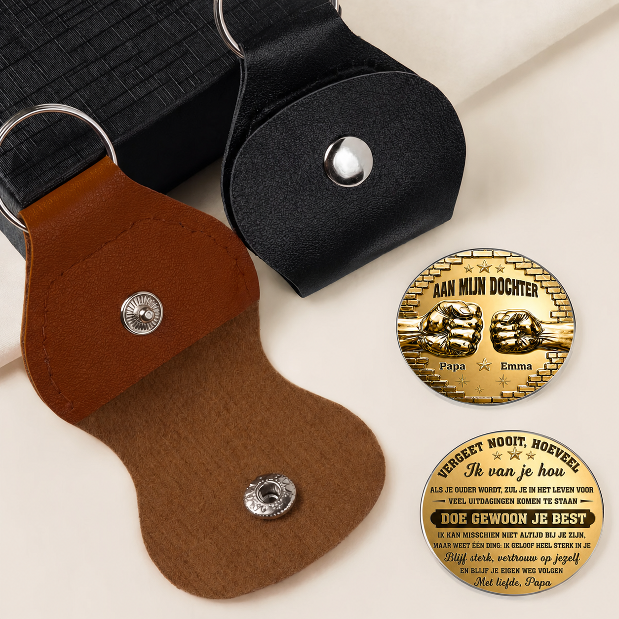PocketHuggy | Sleutelhanger met munt