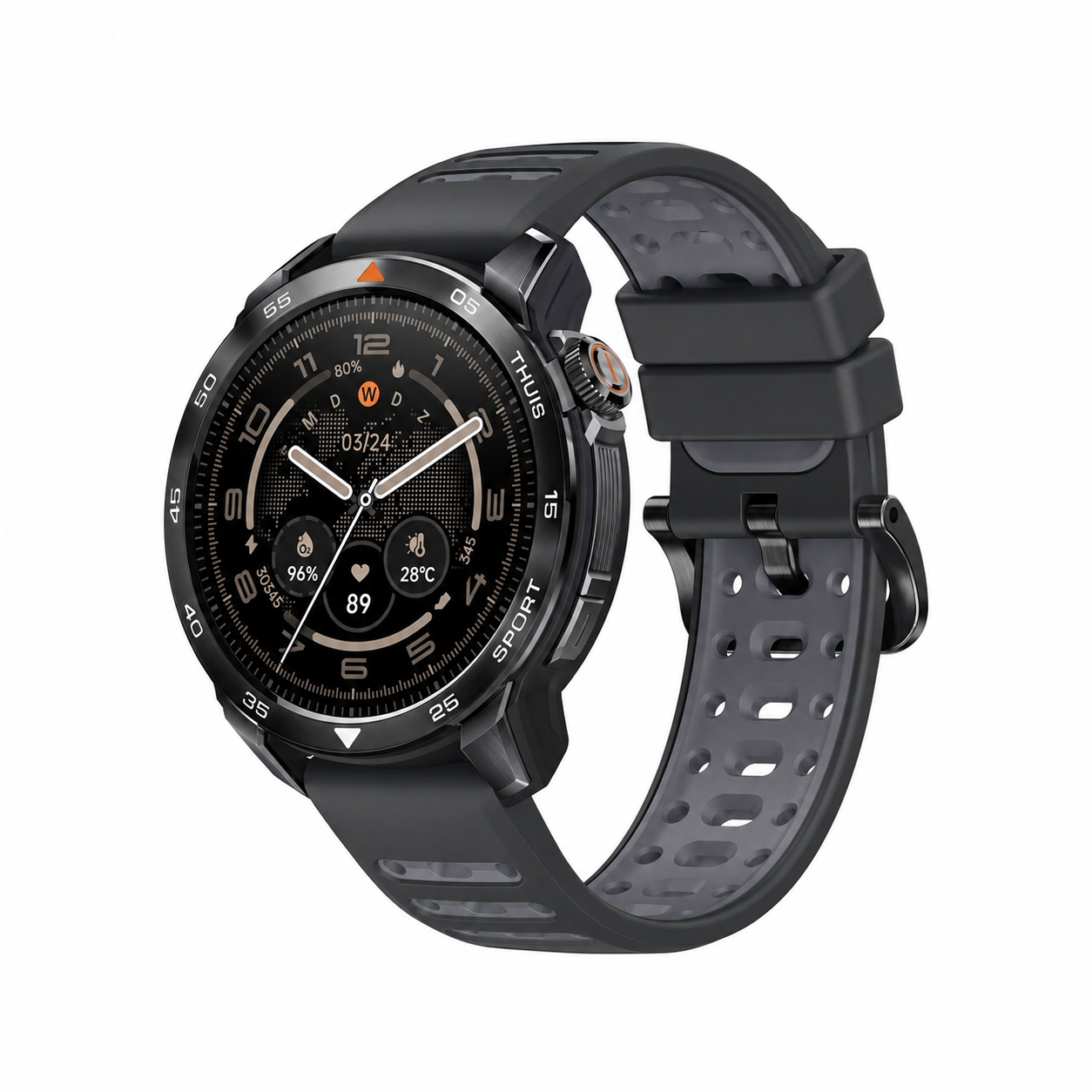 CourtPulse | Padel-smartwatch met zesassige sensor