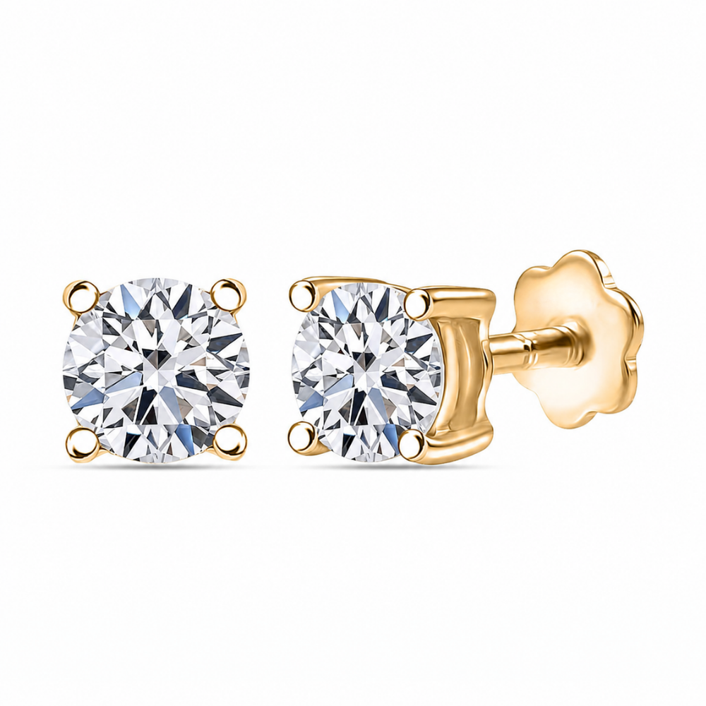 VermeilSpark | Lab-grown diamant oorknop
